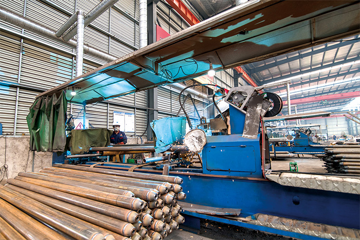 延边网架杆件自动焊接